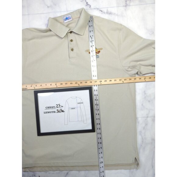 Disneyland Resort 50 Years Mens 2XL Embroidered Polo Shirt Textured 3 Button - Picture 9 of 10